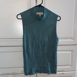Philosophy Teal Sleeveless Tank Top
